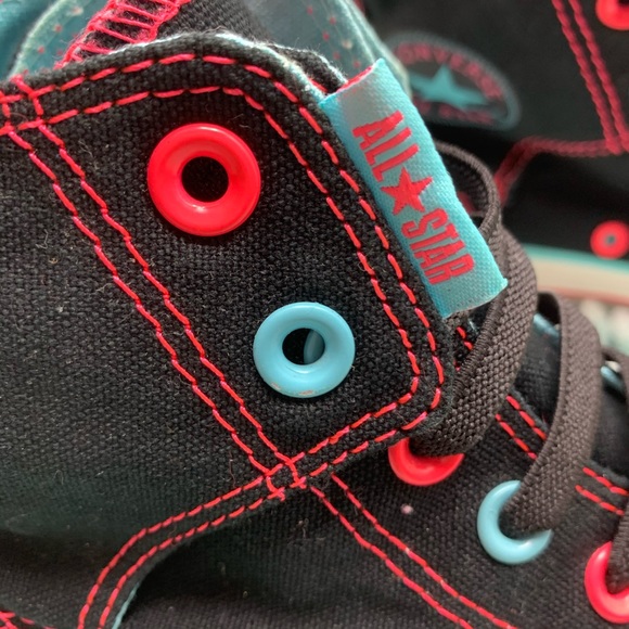 Converse All Star Canvas Chuck Taylor Aqua & Pink - Picture 10 of 15